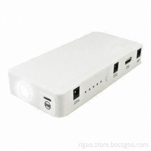 12,000mAh emergency car jump starter for smartphone and tablet PC